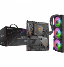 Материнская плата Z490 AORUS MASTER WATERFORCE, Socket 1200, Intel®Z490, 4xDDR4-2933, HDMI, 3xPCI-Ex16, 6xSATA3(RAID 0/1/5/10), 3xM.2, 8Ch Audio, 1x2.5GLan, Wi-Fi, (4+4)xUSB2.0, (5+2)xUSB3.2, (1+1)xUSB3.2 Type-C™, ATX, RTL,                           