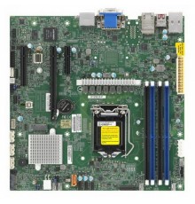 Материнская плата MBD-X12SCZ-F-O /Single LGA1200,Intel® W480,4xDDR4,4xSATA (RAID 0,1,5,10),1xDOM,2x1GbE (Intel® I219LM+I210-AT),IPMI 2.0 with LAN,1xPCI-Ex16+2xPCI-Ex4,1xM2 PCI-e3.0x4/SATA (2280,22110),1xM2 PCI-e3.0x1/CNVi (2230),Audio ALC 888S,VGA po