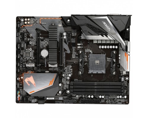 Материнская плата B450 AORUS ELITE V2, Socket AM4, AMD B450, 4xDDR4-2933, DVI-D+HDMI, 2xPCI-Ex16, 2xPCI-Ex1, 6xSATA3(RAID 0/1/10), 2xM.2, 8 Ch Audio, GLan, (4+4)xUSB2.0, (4+1)xUSB3.1, 1xPS/2, ATX, RTL