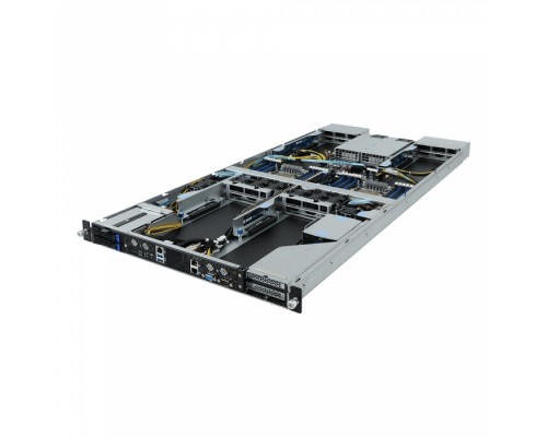 Платформа G191-H44 (rev. 100/200) HPC Server - 4 x GPU Card Slots  ,6-Channel RDIMM/LRDIMM DDR4, 24 x DIMMs, Dual 1Gb/s LAN ports (Intel® I350-AM2),2 x 2.5