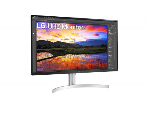 Монитор LCD 31.5'' [16:9] 3840x2160(UHD 4K) IPS, nonGLARE, 350cd/m2, H178°/V178°, 1000:1, 1.07B, 5ms, 2xHDMI, DP, Height adj, Tilt, Speakers, 2Y, White