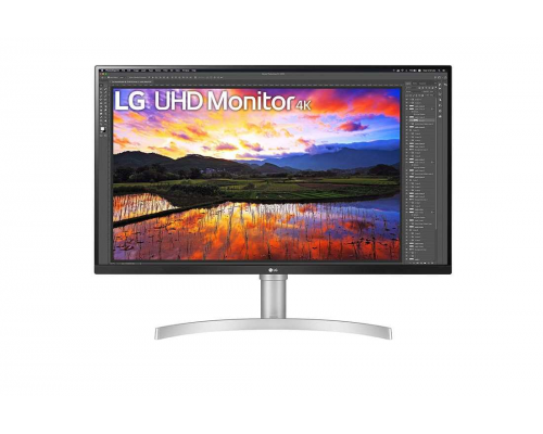 Монитор LCD 31.5'' [16:9] 3840x2160(UHD 4K) IPS, nonGLARE, 350cd/m2, H178°/V178°, 1000:1, 1.07B, 5ms, 2xHDMI, DP, Height adj, Tilt, Speakers, 2Y, White
