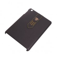 Кожаный чехол-крышка для задней панели iPad mini Lamborghini Superleggera (черный/желтый)                                                                                                                                                                 