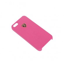 Кожаный клип-кейс для iPhone 5/5S Lamborghini Performate-D1 (розовый)                                                                                                                                                                                     
