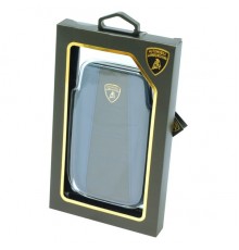 Кожаный чехол с выдвижной системой для iPhone 4/4s Lamborghini Gallardo-D1 (синий/черный)                                                                                                                                                                 