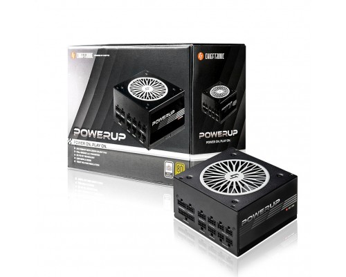 Блок питания Chieftec CHIEFTRONIC PowerUp GPX-750FC (ATX 2.3, 750W, 80 PLUS GOLD, Active PFC, 120mm fan, Full Cable Management, LLC design) Retail