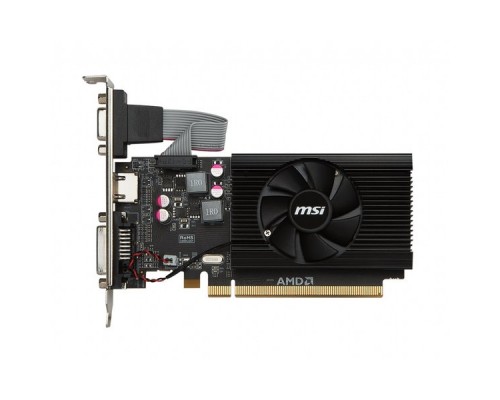 Видеокарта MSI Radeon R7 240 2GD3 64b LP / 2GB DDR3 64bit 600MHz 1xHDMI 1xVGA 1xDVI / R7 240 2GD3 64B LP