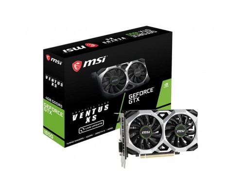 Видеокарта MSI GeForce GTX 1650 VENTUS XS 4G / 4GB GDDR5 128bit 1665MHz 1xDP 1xHDMI 1xDVI / GTX 1650 VENTUS XS 4G