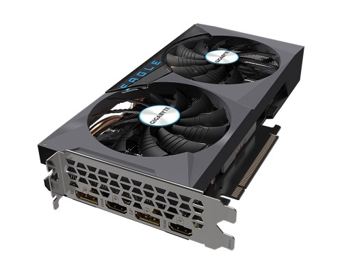 Видеокарта GIGABYTE GeForce RTX 3060 EAGLE OC 12G / 1807MHz 12GB GDDR6 192bit 2xDP 2xHDMI 1x8pin 550W / GV-N3060EAGLE OC-12GD