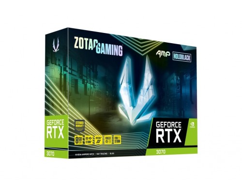 Видеокарта ZOTAC GAMING GeForce RTX 3070 AMP Holo / 1785MHz 8GB GDDR6 256bit 14Gbps 3xDP 1xHDMI 2x8pin 650W / ZT-A30700F-10P