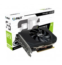 Видеокарта PALIT GeForce RTX 3060 STORMX OC / 1807MHz 12GB GDDR6 192bit 15Gbps 1xHDMI 3xDP 1x8pin 550W / NE63060S19K9-190AF                                                                                                                               