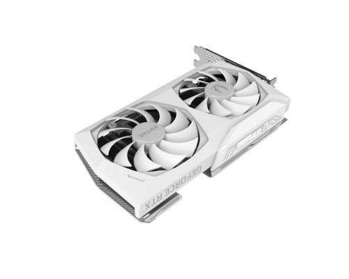 Видеокарта ZOTAC GAMING GeForce RTX 3070 Twin Edge OC White Edition / 1755MHz 8GB GDDR6 256bit 14Gbps 3xDP 1xHDMI 2x8pin 650W / ZT-A30700J-10P