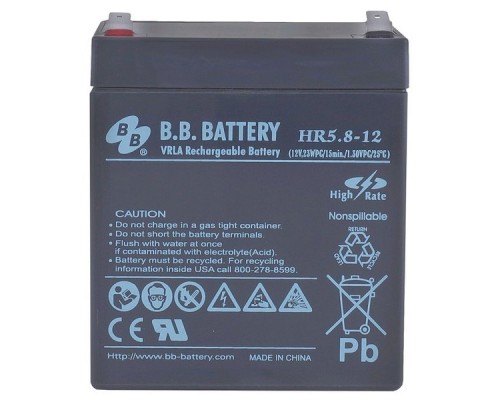 Батарея BB HR 5,8-12 12В