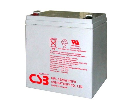 Аккумулятор CSB HRL1223W, 12V  5,8Ah F2