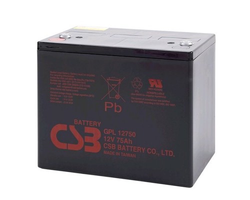 Аккумулятор CSB GPL12750   12V 75Ah