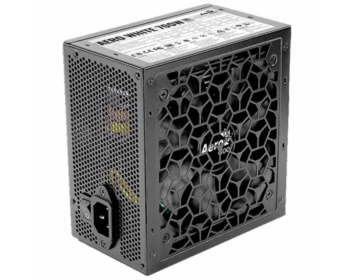 Блок питания для ПК AERO WHITE 700 - 700W 80+, КПД87%, ATX v2.4, A.PFC, Fan 12cm, Japanese Capacitors