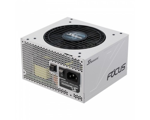 Блок питания для ПК FOCUS GX-850 White SSR-850FX White APFC 0.99; Модульный МВ(20+4), 2xCPU(4+4),6xPCI-E(6+2),10xSATA,5xMolex,2xMolex to SATA 3.3 Adapter;Fan 120мм, S3FC ;КПД>87%;100-240В,50-60Гц;Защиты OPP/OVP/UVP/ OCP/OTP/SCP;EnergyStar,RoHS; MTBF>