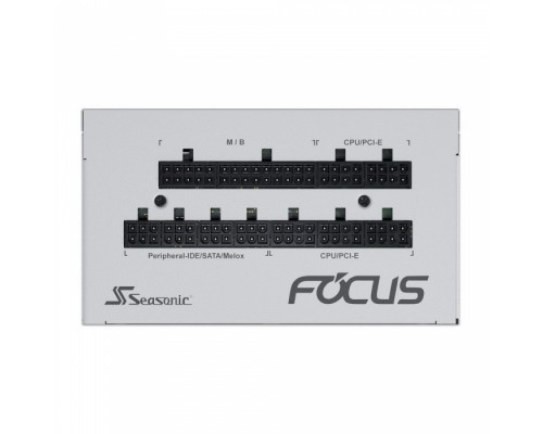 Блок питания для ПК FOCUS GX-850 White SSR-850FX White APFC 0.99; Модульный МВ(20+4), 2xCPU(4+4),6xPCI-E(6+2),10xSATA,5xMolex,2xMolex to SATA 3.3 Adapter;Fan 120мм, S3FC ;КПД>87%;100-240В,50-60Гц;Защиты OPP/OVP/UVP/ OCP/OTP/SCP;EnergyStar,RoHS; MTBF>