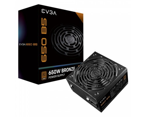 Блок питания для ПК 650 B5 220-B5-0650-V2 80 Plus BRONZE 650W, Fully Modular, EVGA ECO Mode