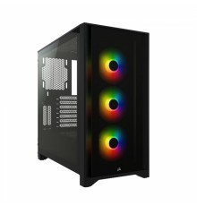 Корпус iCUE 4000X RGB CC-9011204-WW  Tempered Glass Mid-Tower, Black                                                                                                                                                                                      