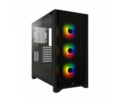 Корпус iCUE 4000X RGB CC-9011204-WW  Tempered Glass Mid-Tower, Black