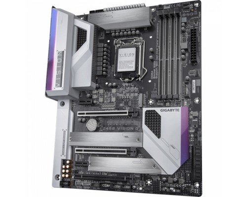 Материнская плата Z490 VISION G, Socket 1200, Intel®Z490, 4xDDR4-2933, HDMI+DP, 3xPCI-Ex16, 2xPCI-Ex1, 6xSATA3(RAID 0/1/5/10), 2xM.2, 8Ch Audio, 1x2,5GLan, (2+4)xUSB2.0, (7+2)xUSB3.2, (1+1)xUSB3.2 Type-C™, 1xPS/2, ATX, RTL,