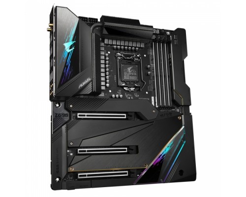 Материнская плата Z590 AORUS XTREME, Socket 1200, Intel®Z590, 4xDDR4-3200, HDMI, 3xPCI-Ex16, 6xSATA3(RAID 0/1/5/10), 3xM.2, 8Ch Audio, 10GLan, 2.5GLan, WiFi, (0+4)xUSB2.0, (8+2)xUSB3.2, (2+1)xUSB3.2 Type-C™, ATX, RTL,