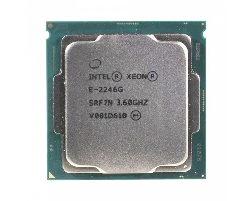 Процессор Xeon E-2246G 6 Cores, 12 Threads, 3.6/4.8GHz, 12M, DDR4-2666, Graphics, 80W