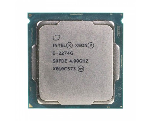 Процессор Xeon E-2274G 4 Cores, 8 Threads, 4.0/4.9GHz, 8M, DDR4-2666, Graphics, 83W