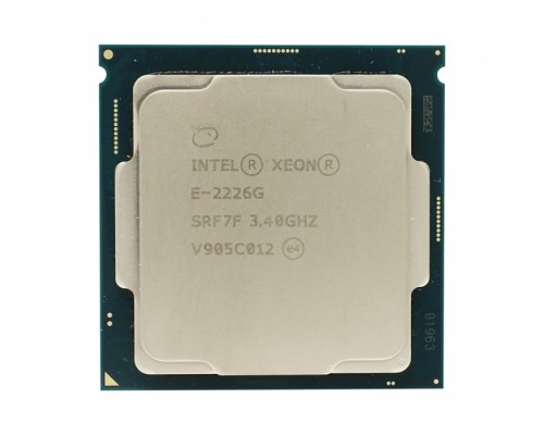 Процессор Xeon E-2226G 6 Cores, 6 Threads, 3.4/4.7GHz, 12M, DDR4-2666, Graphics, 80W