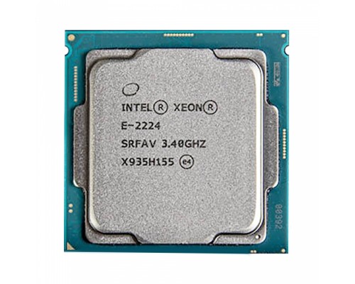 Процессор Xeon E-2224 4 Cores, 4 Threads, 3.4/4.6GHz, 8M, DDR4-2666, 71W