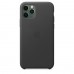 Чехол iPhone 11 Pro Leather Case - Black