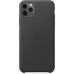 Чехол iPhone 11 Pro Max Leather Case - Black