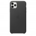 Чехол iPhone 11 Pro Max Leather Case - Black