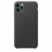 Чехол iPhone 11 Pro Max Leather Case - Black