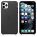 Чехол iPhone 11 Pro Max Leather Case - Black