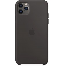 Чехол iPhone 11 Pro Max Silicone Case - Black                                                                                                                                                                                                             