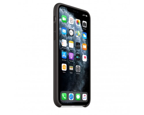 Чехол iPhone 11 Pro Max Silicone Case - Black