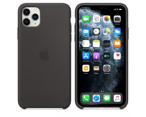 Чехол iPhone 11 Pro Max Silicone Case - Black