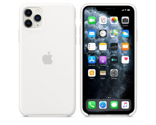 Чехол iPhone 11 Pro Max Silicone Case - White