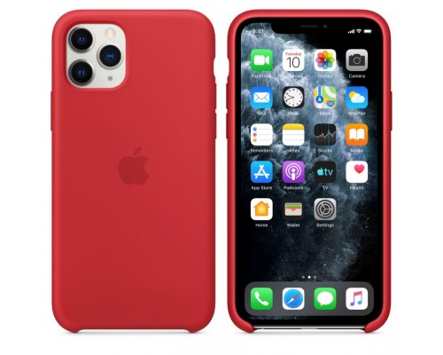 Чехол iPhone 11 Pro Silicone Case - (PRODUCT)RED