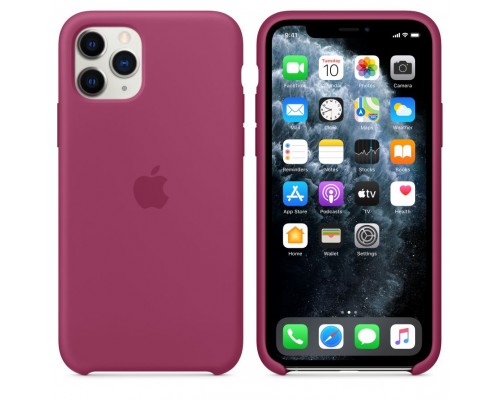 Чехол iPhone 11 Pro Silicone Case - Pomegranate