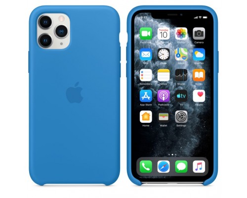 Чехол iPhone 11 Pro Silicone Case - Surf Blue