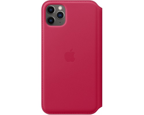 Чехол iPhone 11 Pro Max Leather Folio - Raspberry