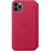 Чехол iPhone 11 Pro Max Leather Folio - Raspberry