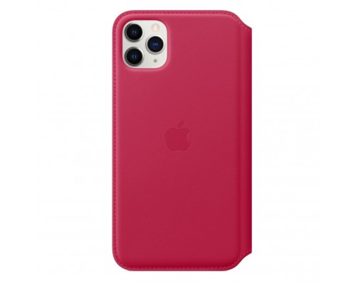 Чехол iPhone 11 Pro Max Leather Folio - Raspberry