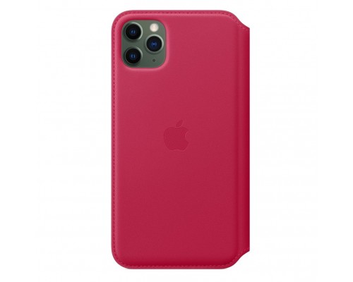 Чехол iPhone 11 Pro Max Leather Folio - Raspberry