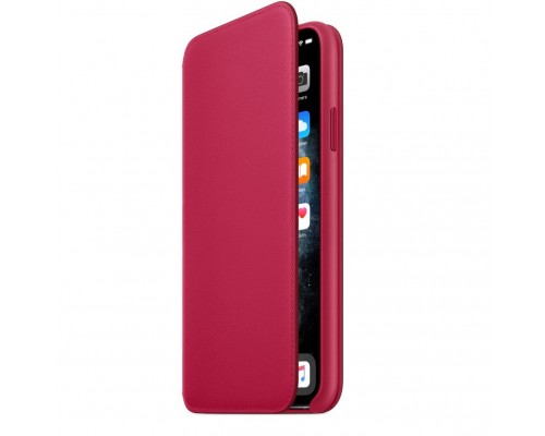 Чехол iPhone 11 Pro Max Leather Folio - Raspberry