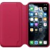 Чехол iPhone 11 Pro Max Leather Folio - Raspberry