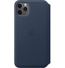 Чехол iPhone 11 Pro Max Leather Folio - Deep Sea Blue                                                                                                                                                                                                     